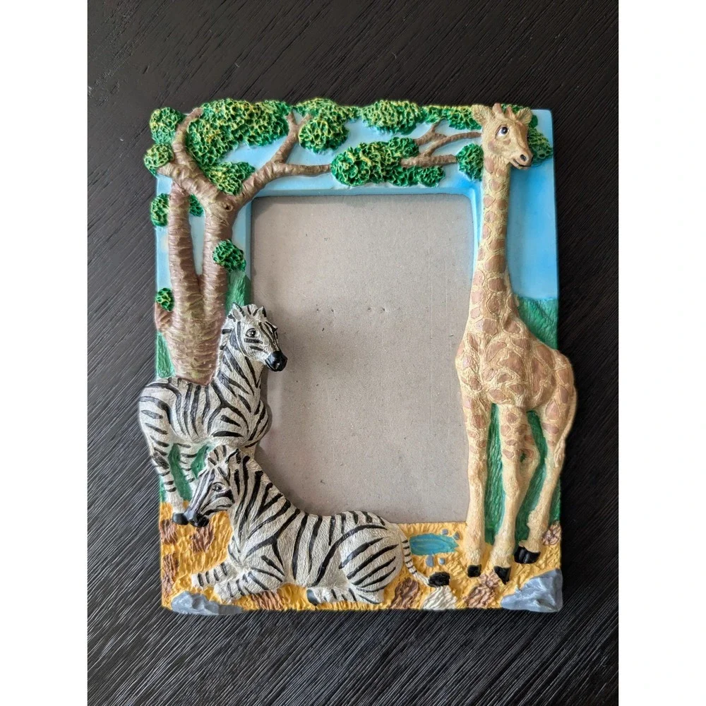 San Diego Zoo Photo Frame Wild Animal Park Safari 3D Resin 5x7 Picture Nostalgia